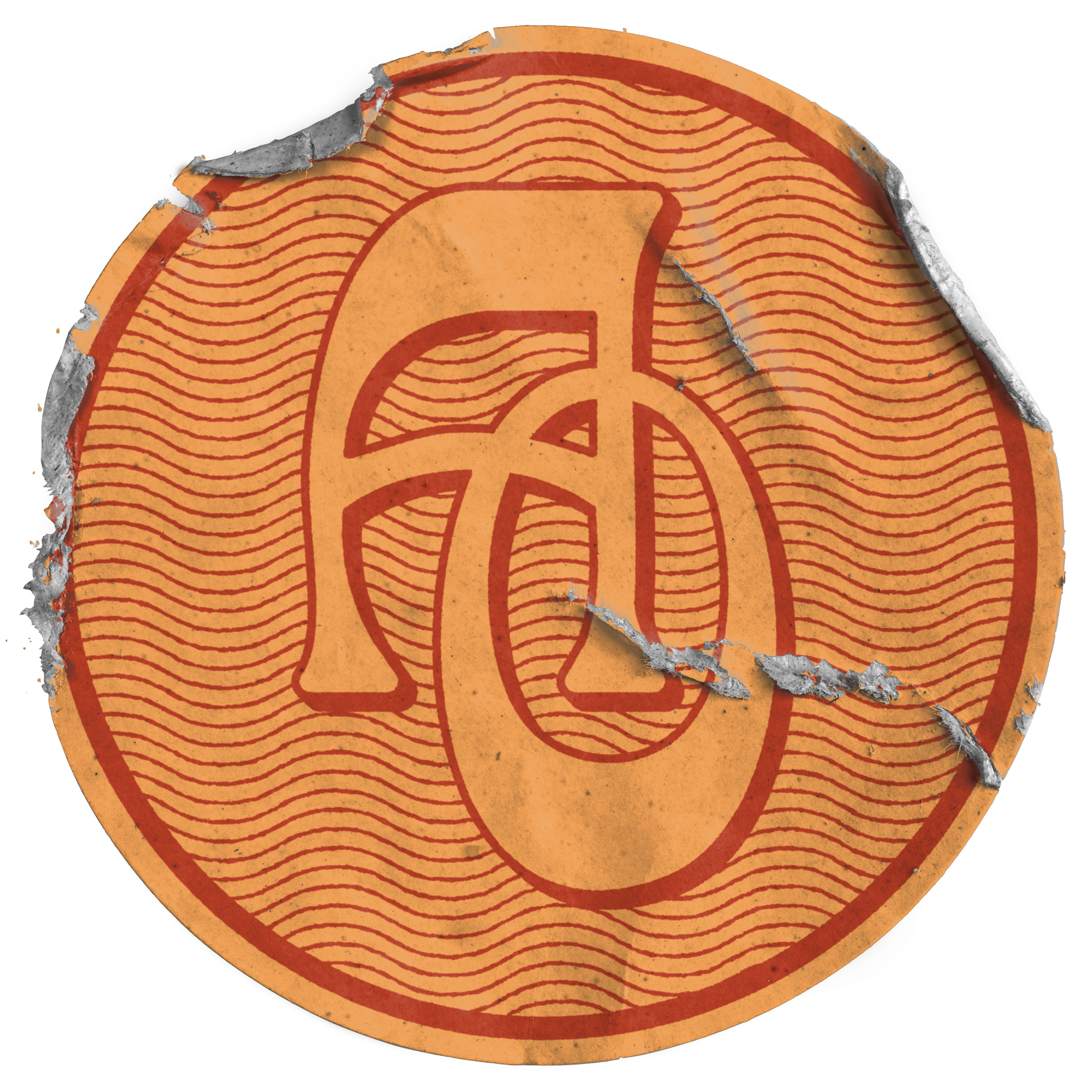 Alma Oscura monogram sticker